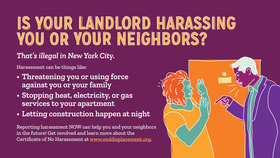 PSA on fighting landlord harrassment